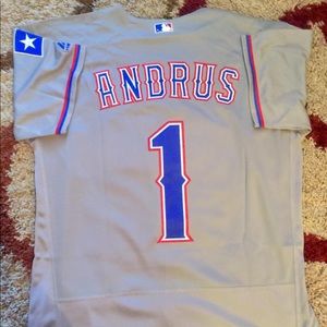 Men’s Rangers Andrus Flex Base Jersey M L XXL